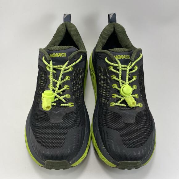 Hoka One One Challenger ATR 5 Running Shoes Mens Size 8 Black Green Athletic - Picture 12 of 12